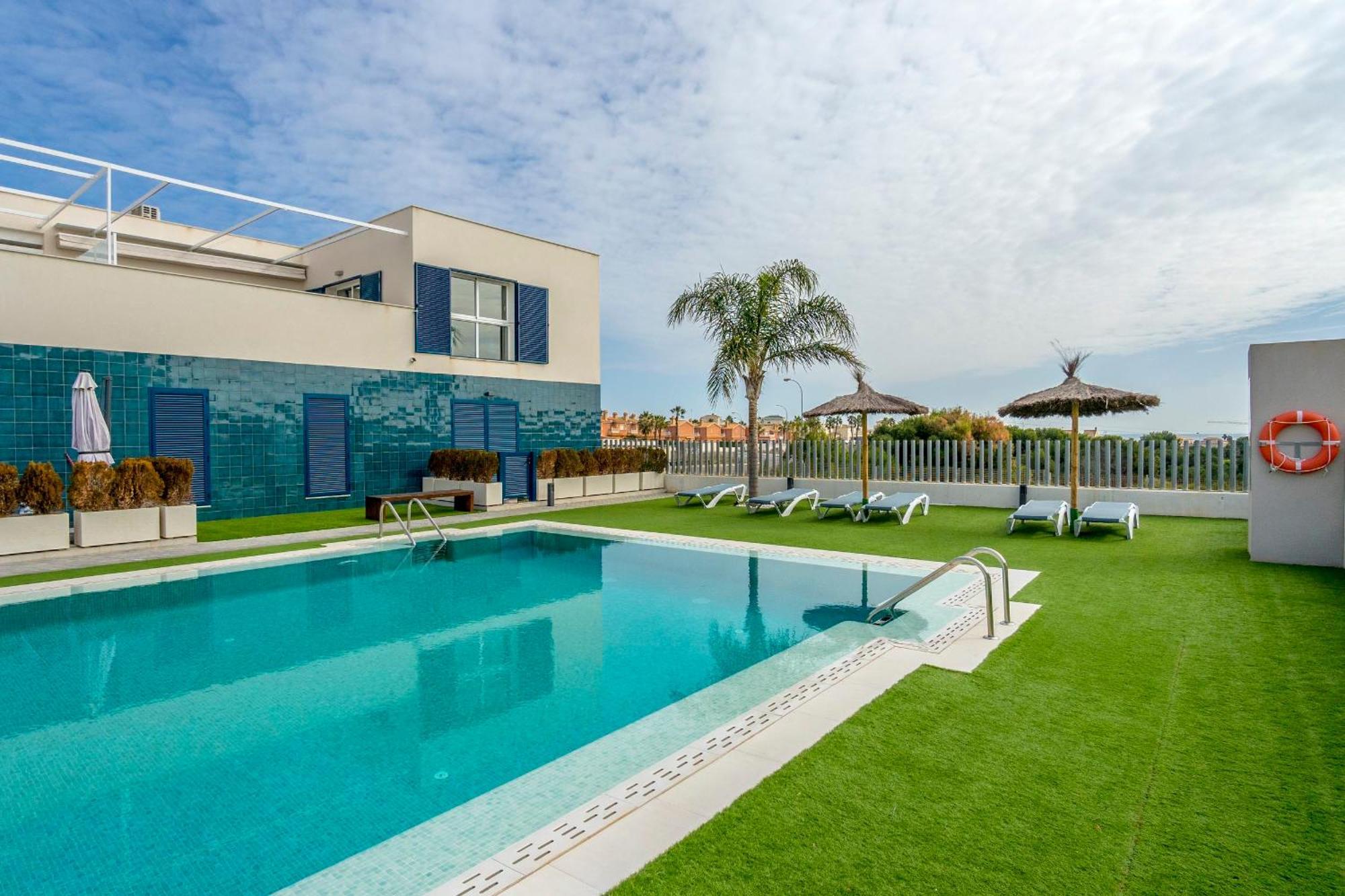 Turquesa Del Mar - Sun & Beach & Golf & Bike - Large Terrace Ground-Floor Spanish Apartment Dehesa de Campoamor  外观 照片